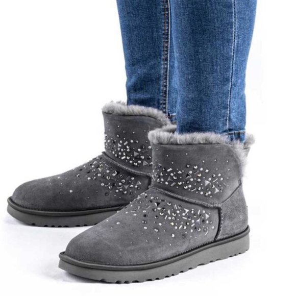 NEW UGG Classic Bling Shearling Lined Boots